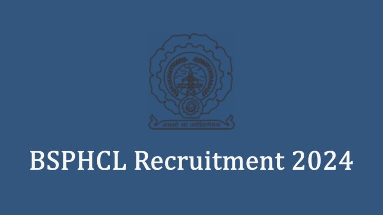 BSPHCL Recruitment 2024, 2610 Vacancies, Apply Online